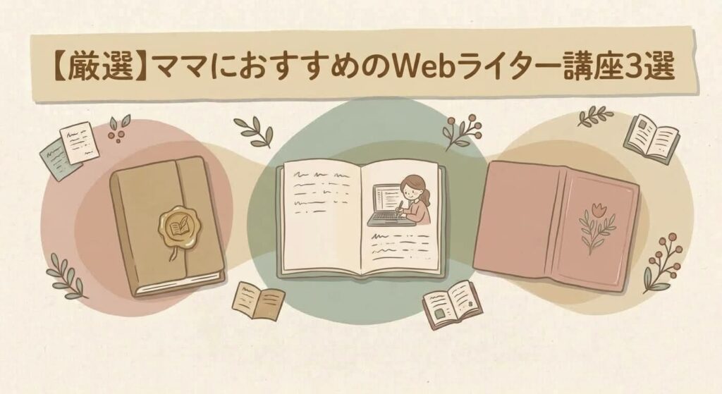 webライターおすすめ講座3戦