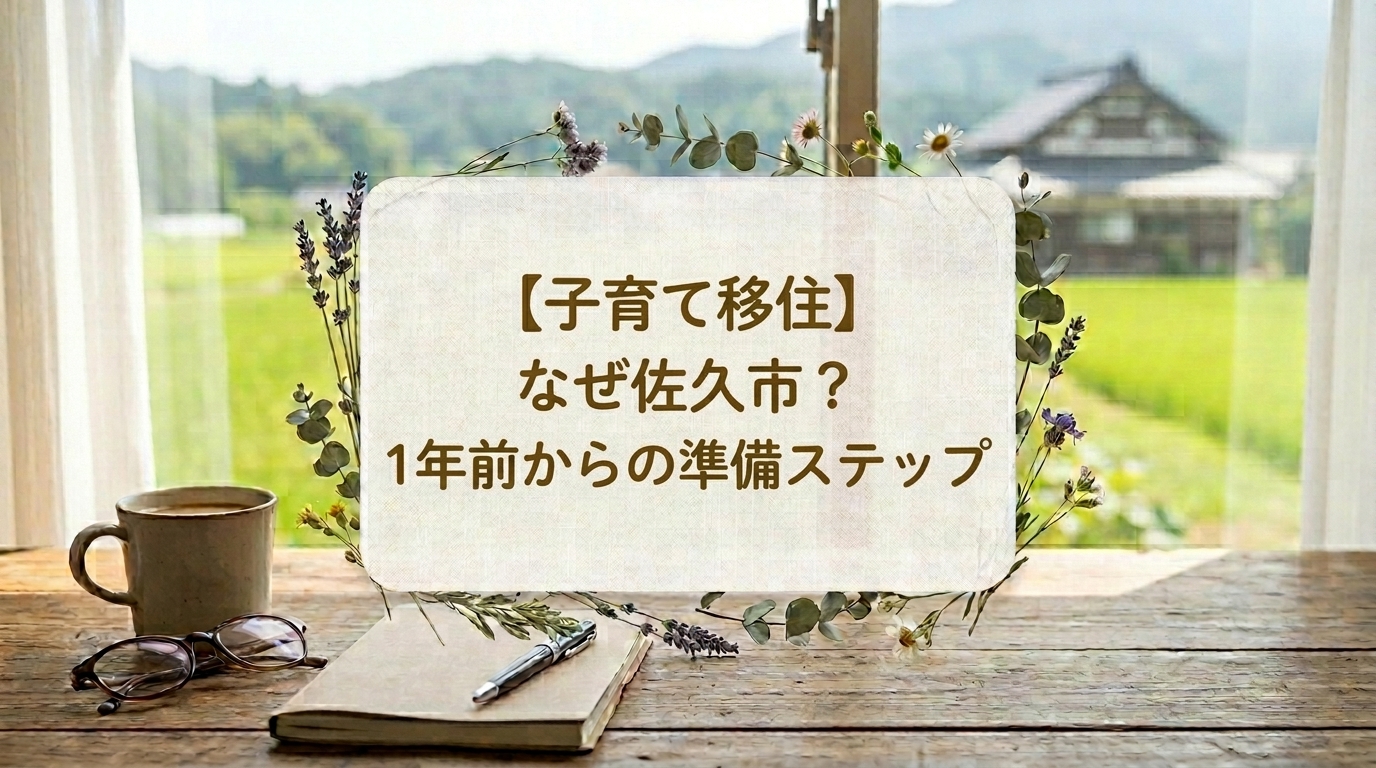 【子育て移住】佐久市を選んだ理由