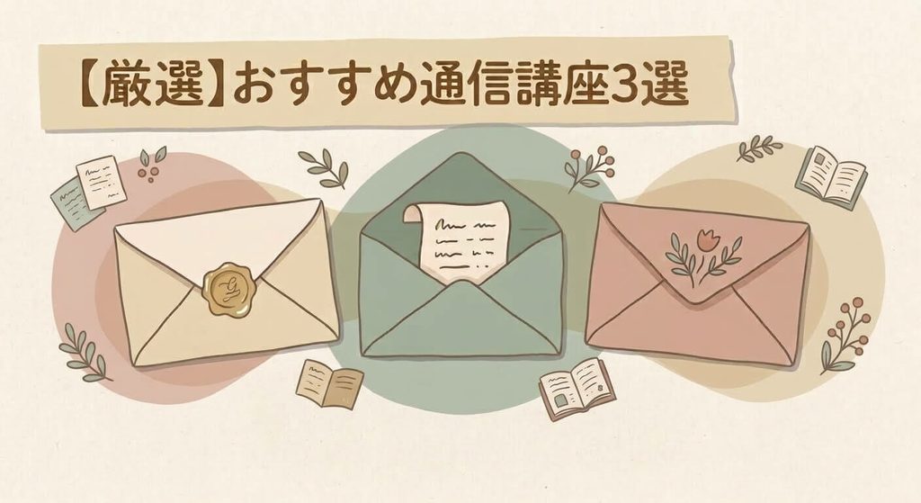 保育士通信講座3選
